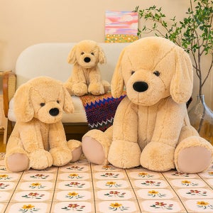 [국내 솜 주입] 강아지인형 안고자는 큰 대형 곰인형 바디필로우 골든리트리버 65cm