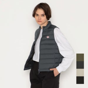 단톤 여성 나일론 태피터 미들 다운 스탠드 칼라 패딩 조끼 DT-A0550 NRP 24AW