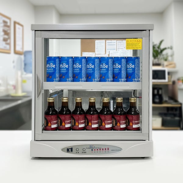 업소용 온장고 보온고 음료 약국 편의점 전기 소형 음료수 커피 미니 2단 50L