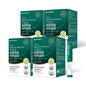 콜마생활건강 위슬로 차전자피 식이섬유 4박스 120포