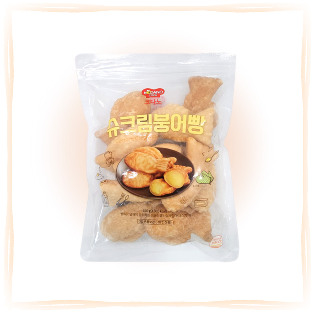 코다노 슈크림 붕어빵 한입 미니붕어빵 간편간식