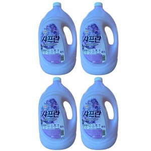 LG생활건강 샤프란 섬유유연제 릴렉싱아로마 3.1L 1박스(4개입)