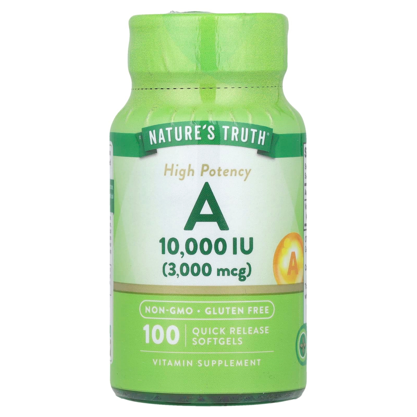 <b>네이처스트루 비타민A</b> 3000 mcg 퀵릴리즈 100정