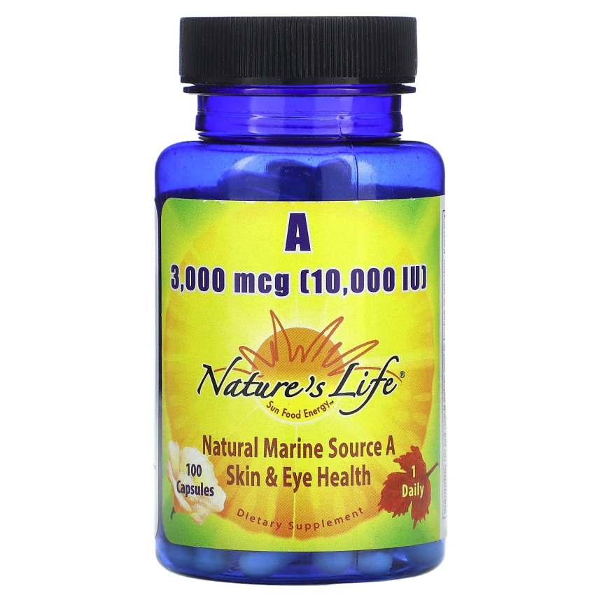 <b>네이처스 라이프 비타민A</b> 3000 mcg 100캡슐