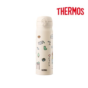 써모스X제로퍼제로 그래픽 원터치 텀블러 500ml / JNL-504KC 보온병 보냉병 이유식 분유 어린이집