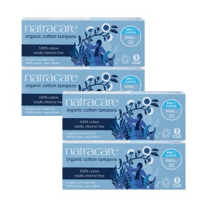 [구매후기 이벤트] 나트라케어 유기농 순면 디지털 탐폰 수퍼 4개 세트