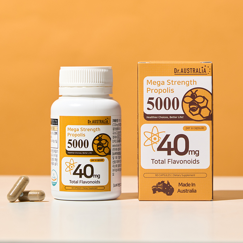 호주산 메가 스트렝스 프로폴리스 캡슐 플라보노이드 40mg 60캡슐, 1개