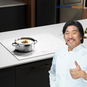 [나비엔 매직] 파워부스트 3구 인덕션 전기레인지 화이트 ERI-4033AN 케이스미포함