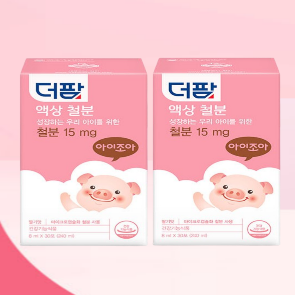 더팜 액상 철분 아기 유아 철분제 60포 2개월