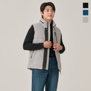 KXG 남성 파크골프옷 하이넥 패딩베스트 K9WMVE3083