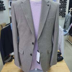 STCO 허리벤드가있는 트윌베이지 캐쥬얼정장 SEJUD01