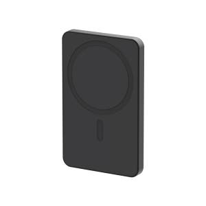UBX 고속 무선 충전 아이폰 맥세이프 보조배터리 5000mAh, 블랙
