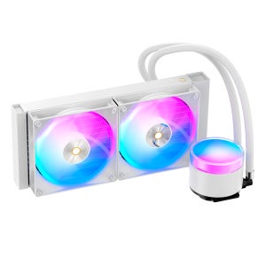 몬스타기어 옥시푸스 델타 L24 화이트 RGB 컴퓨터 시스템 수냉 쿨러