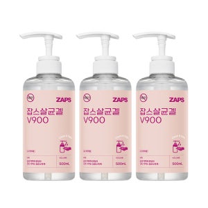 에탄올 70% 살균소독 손소독제 잡스 살균겔 V900 바이러스방지 500ml, 3개