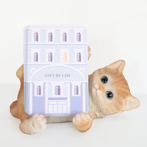 발라당 치즈 고양이 소품 장식 핸드폰 명함 거치대 고양이 장식품 집들이 개업 이사 선물