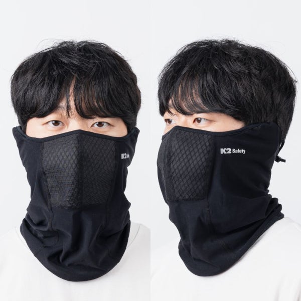 K2 오토바이 골프 방한마스크2 겨울 러닝버프 자전거 등산 안면 겨울용 방한용 귀마개마스크