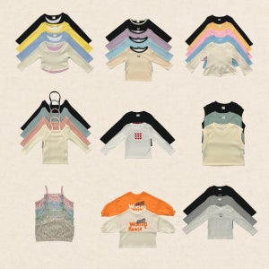 하로하로 26봄 아기맨투맨 남아 여아 긴팔 반팔 티셔츠 유아 맨투맨