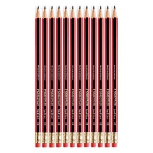 스테들러 트레디션 지우개 연필 112 HB 12개입 1타