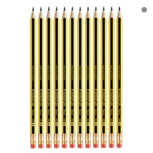 스테들러 노리스 지우개 연필 122 HB 12개입 1타