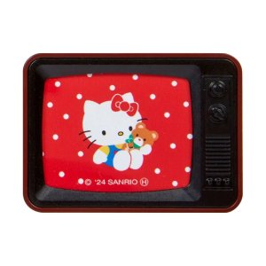 산리오 헬로키티 50주년 레트로 TV 마그넷 냉장고자석 No1_80년대 레드 일본정식수입