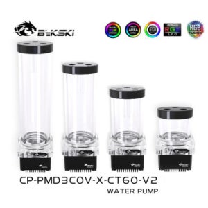 Bykski CP-PMD3COV-X-CT60-V2 펌프 검정색 POM No light 150mm 박스 펌프