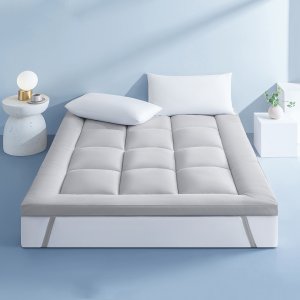 진드기 방지 수면 침대 요 매트리스 항균 커버 패드 토퍼 밴딩 3cm 120X200cm