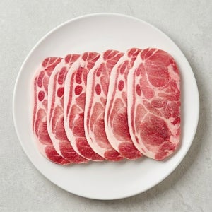 고기묵제이 돼지목전지 왕목살 제육볶음용 찌개용 수육용 1kg
