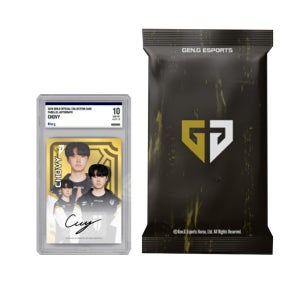 젠지 롤 E 스포츠카드 1팩 GENG 프로게이머 유니폼 친필싸인 롤전적검색OP LOL 게임