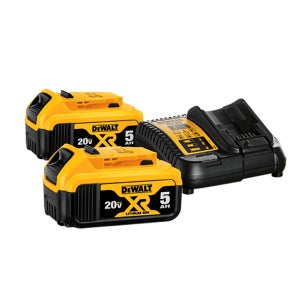 디월트 배터리 스타터 키트 20V MAX 5.0AH 리튬이온 충전기 콤보 DCB184P2