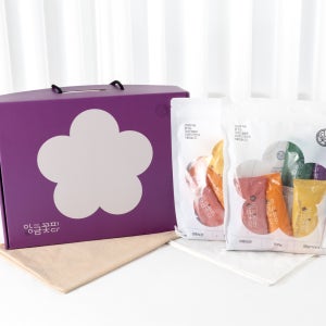 단미정 무당 저염 6종 가래떡 인절미 선물세트 앙금꽃피다 (50g 10개) 2팩