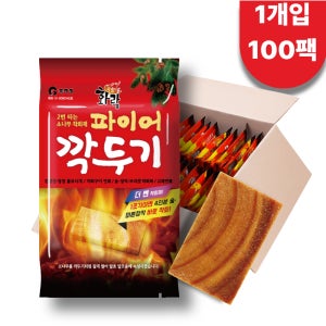 화락 파이어깍두기 국산 소나무 착화제 1개입 숯 장작
