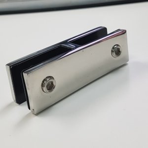 (AN-B17/실버)H형 스텐 유리브라켓 벽용 매미브라켓 유리 난간대 연결부속