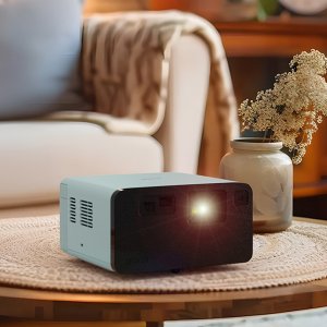 EF-21G 미니 빔프로젝터 리얼 키스톤 FHD 1000 ISO루멘 androidTV 10W스피커