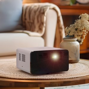 EF-21R 미니 빔프로젝터 리얼 키스톤 FHD 1000 ISO루멘 androidTV 10W스피커