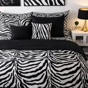 알러지케어 지브라 이불커버 침구세트 SS Q K