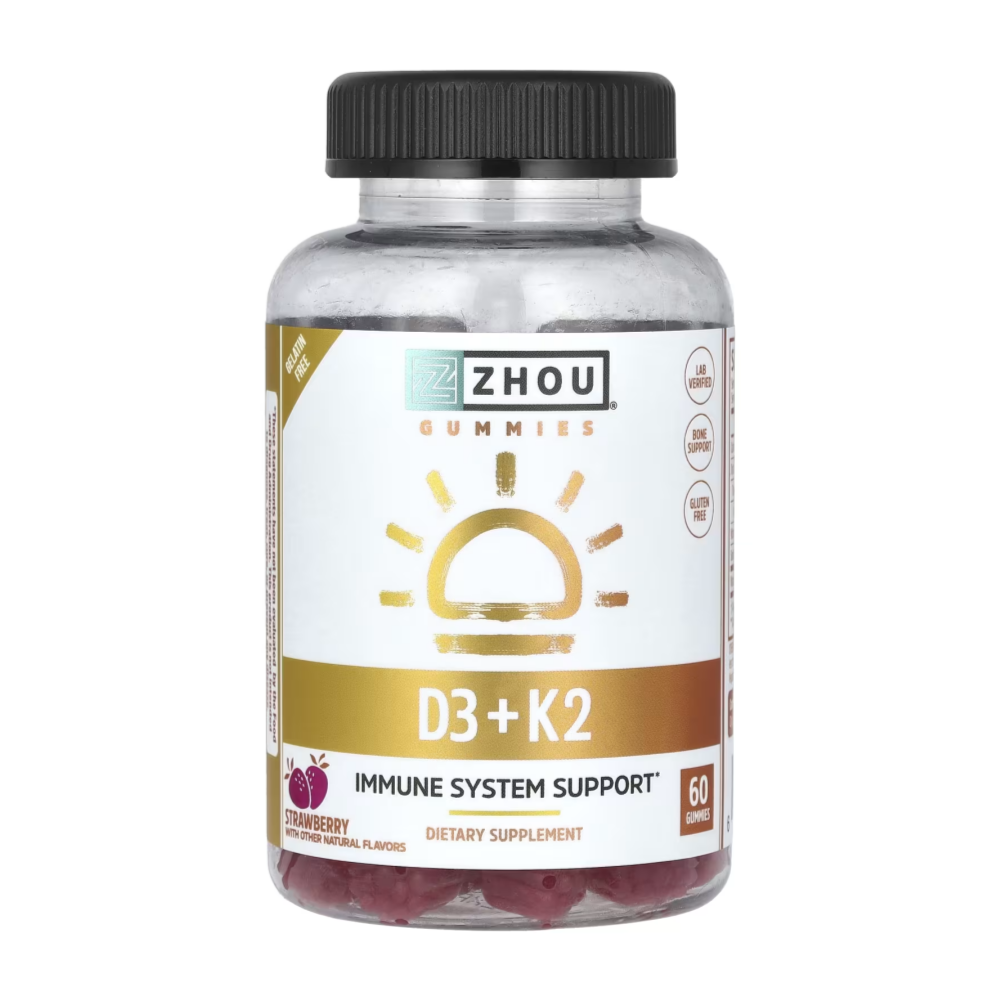 죠우뉴트리션 <b>비타민K2D3</b> 메나퀴논 딸기 구미젤리 60개