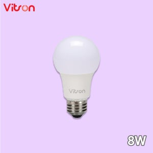 비츠온 LED 전구 램프 벌브 8w 주광색 6500k E26