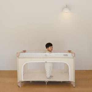 몽키버니 휴대용 아기 침대 여행용 이동식 접이식 유아용 신생아