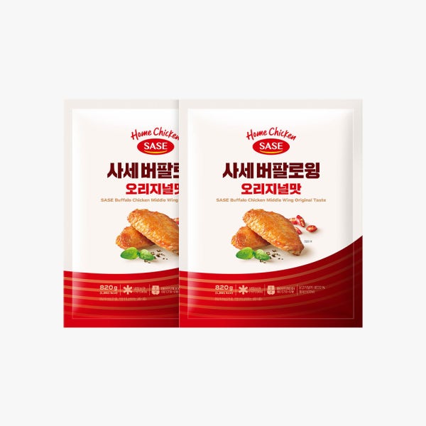 사세 버팔로윙 오리지널맛 820gx2봉