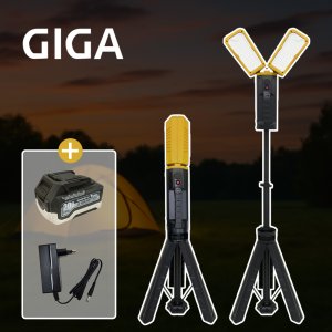 기가 LED 워크라이트 디월트 마끼다 밀워키 무선 충전 스탠드 작업등 캠핑 휴대용 조명 G-1562DE