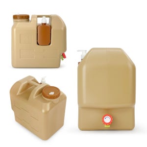 헬로폴 마운틴 캠핑물통 20L 밸브형 대용량 워터저그 병솔포함