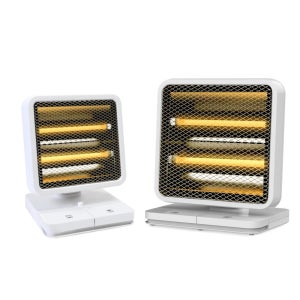 스마토 라디에이터 쿼츠히터 레트로 2단 난방 미니 회전 감성 히터 가정용 사무실 석용관