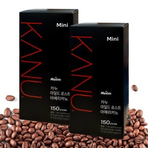 카누 마일드 로스트 아메리카노 미니 150T 6각 스틱 커피 블랙 커피 사무실