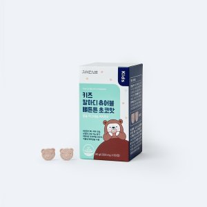 김석진LAB 키즈칼마디 츄어블 뼈튼튼 초코맛