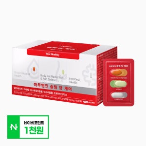 삼진제약 위시헬씨 하루엔진 슬림당케어 90정, 1개