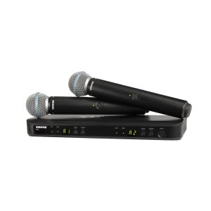 SHURE BLX288/BETA58 슈어 BLX 2채널 핸드헬드 무선 마이크 세트 BETA58 포함