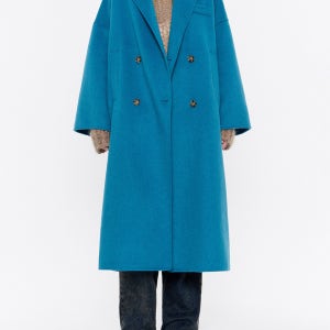 [24FW] 빔바이롤라 블루 드랍숄더 코트 B246AWC009TQB