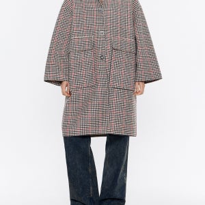 [24FW] 빔바이롤라 트위드 헤링본 오버사이즈 코트 B246AWC010BEB