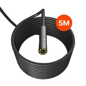 솔리드 내시경카메라 5m 케이블선만 와이어 누수 탐지 탐지기 S-ES20