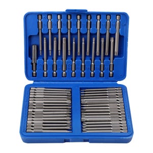 솔리드 전동 롱 드릴비트 세트 50P 휴대용 임팩 별 육각 고강도 내구성